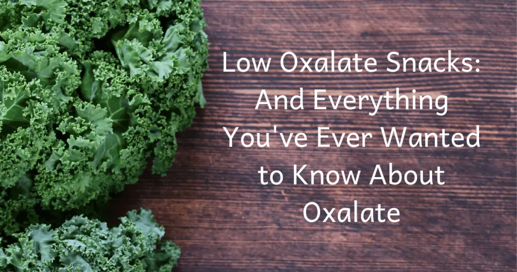 low oxalate snacks