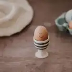 Happy egg in a cup