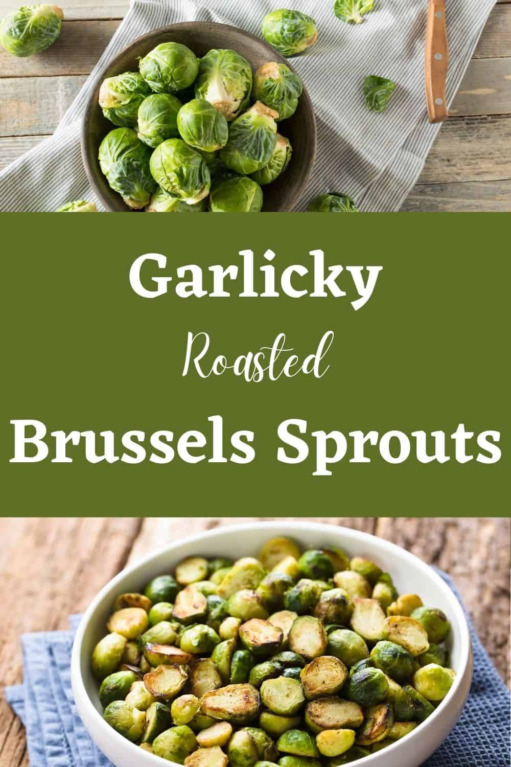 Roasted Garlicky Brussels Sprouts The Kidney Dietitian