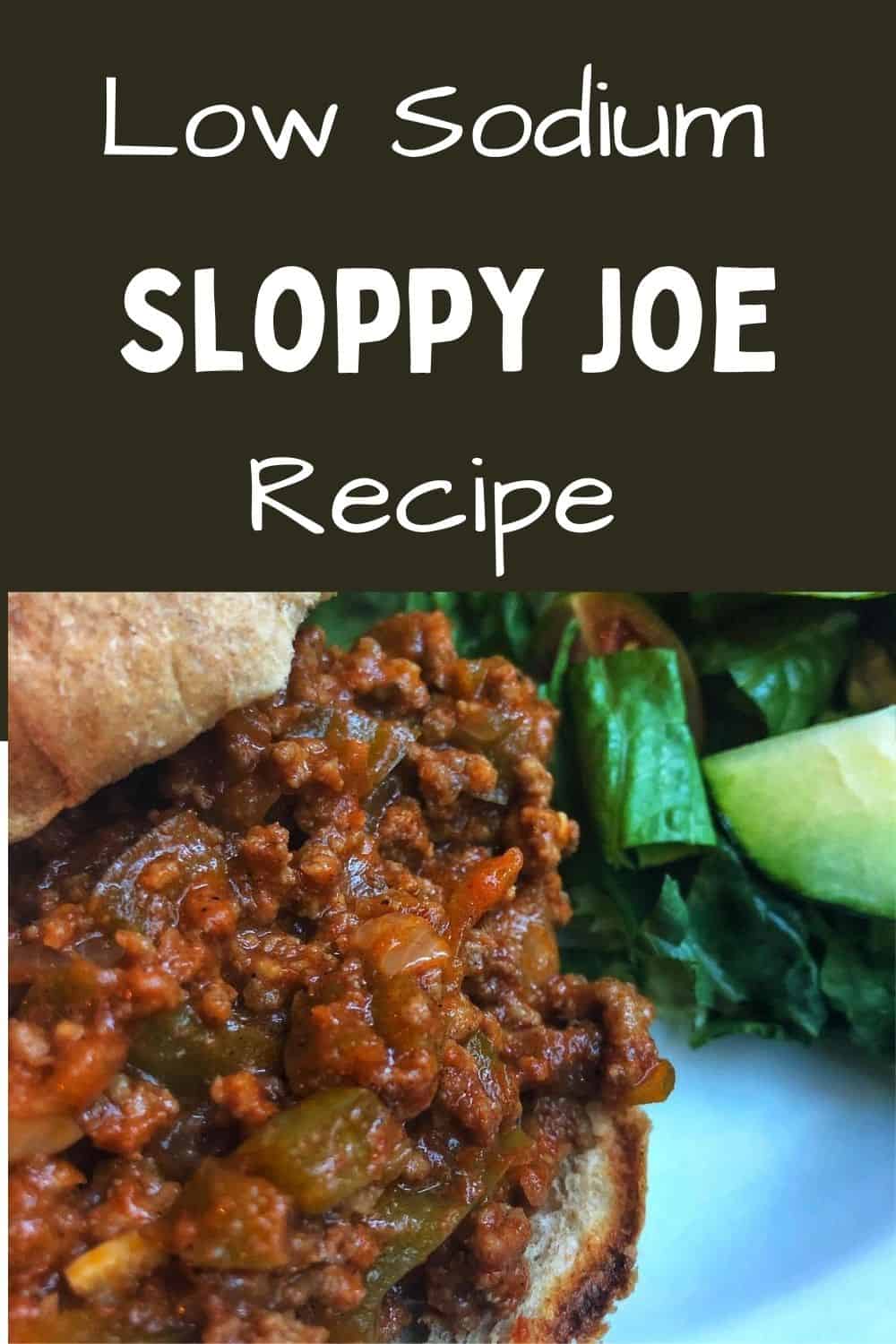 Low Sodium Sloppy Joes The Kidney Dietitian