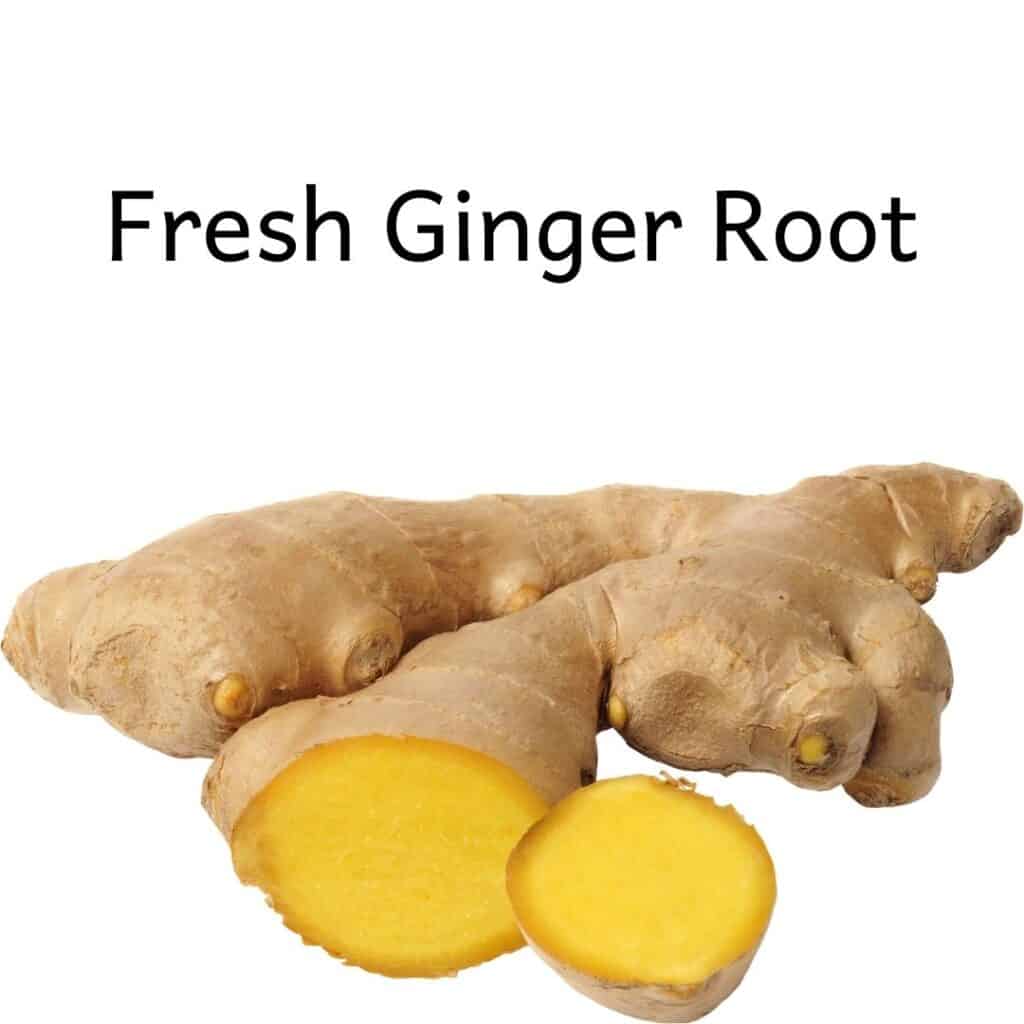 Fresh ginger root