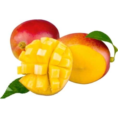 Fresh mango sliced