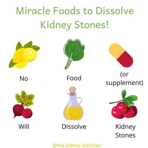 What Dissolves Kidney Stones Fast Fact vs. Fiction The Kidney Dietitian
