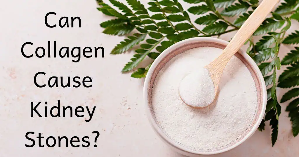 Image of collagen with blog title: Can Collagen Cause Kidney Stones over image