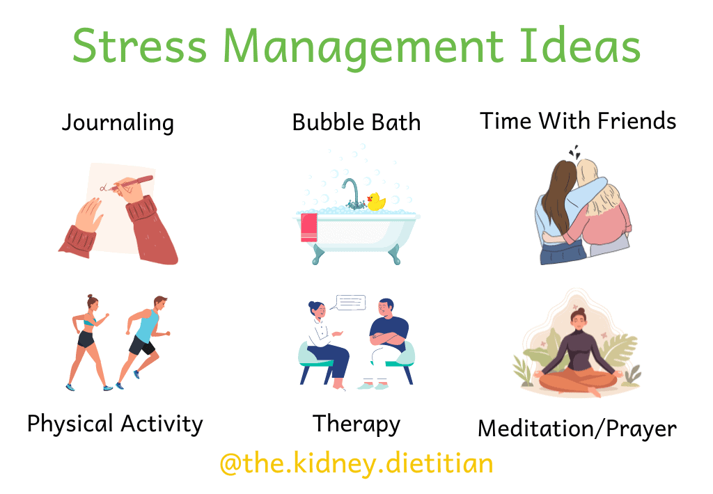 activities to manage stress levels for kidney stones